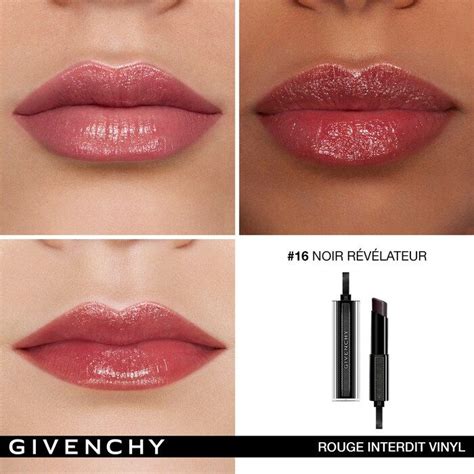 givenchy interdit vinyl lipstick|givenchy color changing lipstick.